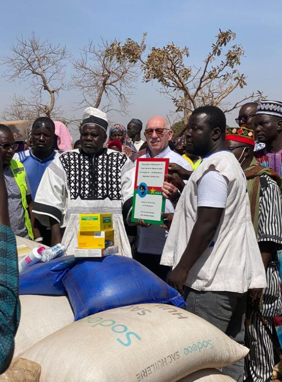 Offizielle Übergabe des Brunnens in Burkina Faso