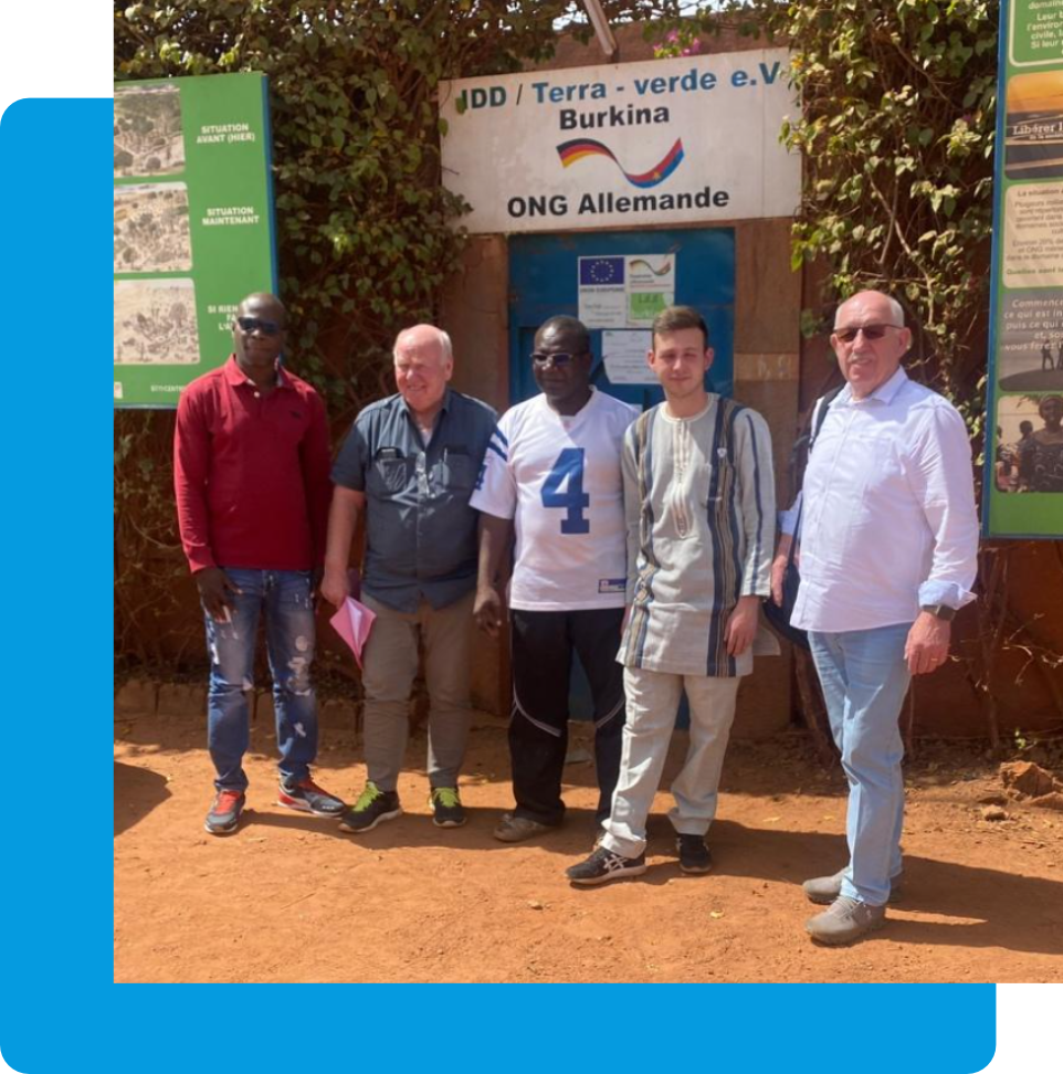 Besuch des Vereins Burkina Faso Supporter vor Ort